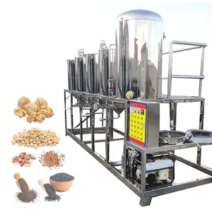 Hot Sale Small scale vegetable oil refinery plant equipment soybean peanut oil refinery machine
