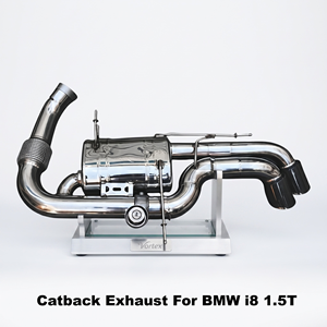 Vortex High Performance Stainless Steel Catback Exhaust for BMW i8 1.5T 2014-2018 B38 Engine Valvetronic System - Product Image 1
