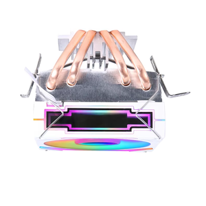 QiuzAim, venta al por mayor, Enfriador de <span class=keywords><strong>CPU</strong></span> AM4, ventilador RGB de 90mm con tecnología de 4 tubos de calor, refrigeración avanzada para computadora de escritorio 1151 8th Gen I5 - Product Image 4