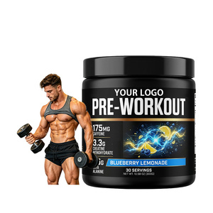 ODM/OEM Compléments pré-entraînement naturels et végétaliens pour la <span class=keywords><strong>musculation</strong></span> et la force, poudre pré-entraînement - Product Image 1