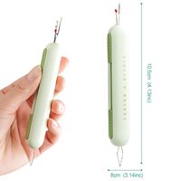 2 en 1 : Enfile-aiguille extensible et Découseur, Outil ménager pour la couture à la main et accessoires de couture