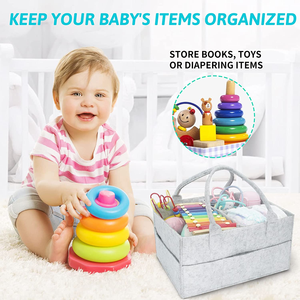 SKY-TOUCH Portable voiture voyage organisateur bébé couche Caddy fourre-tout poubelle pépinière stockage pour table à langer jouets coffres et organisateurs - Product Image 4