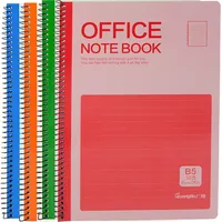 Bloc-notes personnalisé avec logo imprimé, couverture en papier PU/PP à feuilles mobiles, pour le bureau et l'école, formats A3/A4/A5/A6/B5/B6, option cadeau
