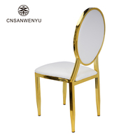Chaises de banquet noires en acier inoxydable à dossier haut pour hôtels, restaurants, réceptions et événements – Vente en gros