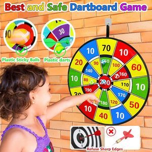 Bảng Phi Tiêu cho trẻ em 29 "hai mặt <span class=keywords><strong>Velcro</strong></span> Bảng phi tiêu trò chơi với dính quả bóng và phi tiêu trong nhà bên ngoài trời trò chơi đồ chơi - Product Image 5