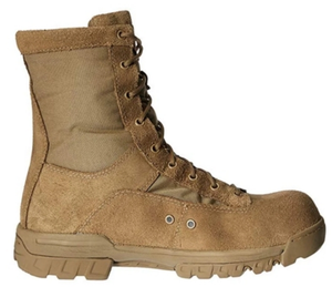 รองเท้าบูทเดินป่าทะเลทราย HBA03 MUAF Desert Combat  หนังกลับแท้ พื้นรองเท้าแบบฉีดขึ้นรูป  สำหรับผู้ชาย  ทนทานต่อแรงกระแทก - Product Image 1