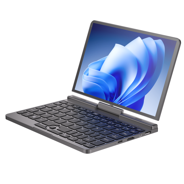 Brand New 8 Inch IPS Touch Screen 2-in-1 Laptop 180 Degree Rotating 12GB+512GB SSD Mini Laptop with Camera and English Keyboard