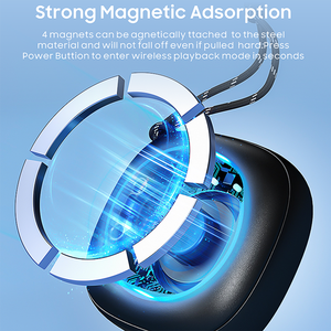 ลำโพงไร้สายกันน้ำ IPX5ไฟ LED สีสันสดใสลำโพง BT5.3แบบพกพาขนาดเล็กอุปกรณ์เสริมด้านเสียง - Product Image 4