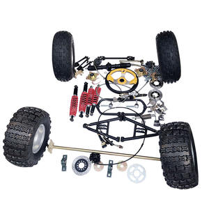 Kit de Suspensión Delantera y Trasera <span class=keywords><strong>para</strong></span> Go-<span class=keywords><strong>Kart</strong></span> de Cuatro <span class=keywords><strong>Ruedas</strong></span> HANBON, Frenos de Disco, Volante, Llantas de Mariposa de 8 Pulgadas, Aluminio - Product Image 1