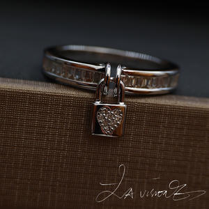 แหวนเพชรแอฟริกาใต้แท้ฝังเงิน 925 ซีรีส์คันทราทักค์ แวร์ทีจีนท์ จิวเวลรี่วินเทจ - Product Image 2