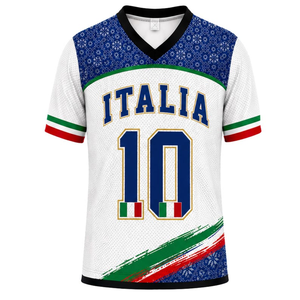Maglietta della Francia per Uomo – T-shirt Sportiva Casual con Design del Trofeo e Dettagli in Blu e Rosso - Product Image 1