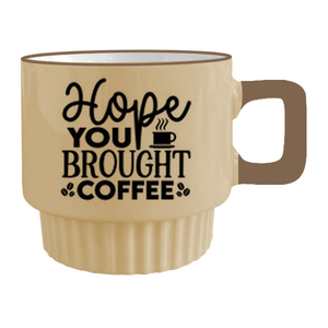 Stylish Functional <b>Plain</b> Ceramic Cup Perfect Quality with Solid Handle Small Cafe Ceramics Cups for Business Gifts - Product Image 1