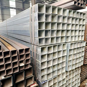 שחור מרובע/מלבני פחמן צינור פלדה 50x50mm-100x100 x10x10 קטע חלול emt צינור 6m ו 12m אורכי זמין - Product Image 3