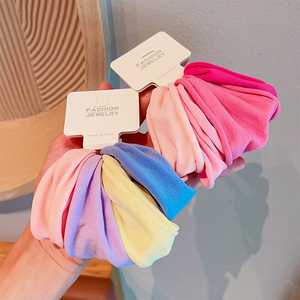 2026 Hot Selling Fashionable Exquisite Simple <b>Sweet</b> Colorful Hair Tie Cute Niche Design Girl's Hair Ties Wholesale Headwear - Product Image 2