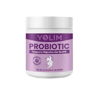 थोक मूल्य आहार फाइबर और आंत स्वास्थ्य समर्थन पालतू जानवरों की खुराक और सभी नस्लों के लिए विटामिन कुत्ते प्रोबायोटिक्स - Product Image 1