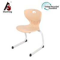 Chaise ergonomique de bureau de direction mobilier scolaire pour étudiant unique cadre métallique en plastique moderne durable couleur personnalisable CE