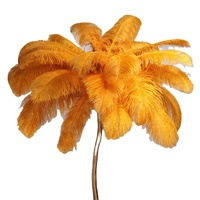 Plume d'autruche en gros 35-40cm plume ordinaire bricolage Arrangement de fleurs de mariage décoration accessoires de Performance plume blanche