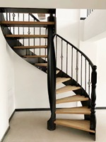 Escalier en colimaçon moderne en laiton, pierre de jade et aluminium, avec poutre centrale réglable en acier, construction en acier inoxydable, couleur personnalisable