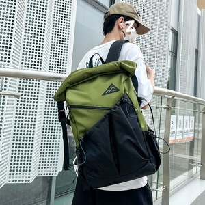 Large Capacity <b>Waterproof</b> <b>Backpack</b> 20 Inches Adjustable Straps For Travel Hiking Outdoor Unisex Splicing Design - Product Image 3