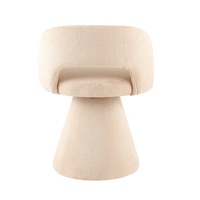 Fauteuil de salon en tissu à dossier en bois grainé, prix d'usine