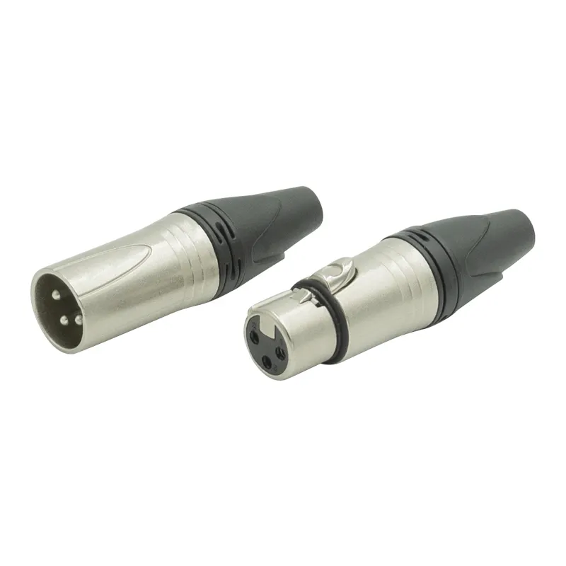 3pin male connector xlr 3pin panel xlr connector microphone jack connector socket Panel Mount