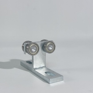 Colgador de acero con Canal tipo T, rueda de rodillo, particiones de pared plegables, rueda de doble rodamiento, carro, puntal, puerta y ventanas - Product Image 6