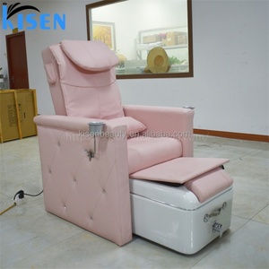 Kisen Modern Pedicure Chair Nail Bed Electric Recline Automatic Massage with Colorful Surf Pump Salon Customized Furniture - Product Image 3
