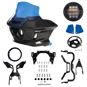 ST fairing Dyna dấu ngoặc fairing đầy màu sắc ST kính chắn gió & 5.75 "LED ST đèn pha cho <span class=keywords><strong>Harley</strong></span> Dyna FXD fxdc fxdls fxdb fxcw Fxdwg - Product Image 3