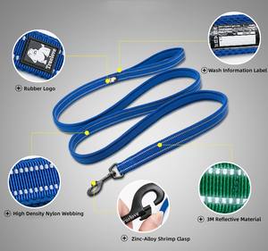 Truelove, venta al por mayor, cómodo arnés suave para perros con nailon reflectante, correa de lujo para perros, conjunto de Collar táctico - Product Image 4