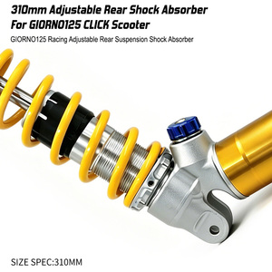 โช้คอัพหลังมอเตอร์ไซค์ GIORNO125 LEAD FINO MIO 310MM CLICK <span class=keywords><strong>SCOOPY</strong></span> รุ่นใหม่สำหรับรถแข่ง แบบถุงลมปรับแต่งได้ - Product Image 2