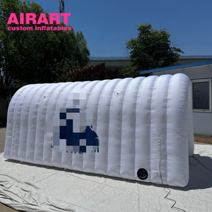 Tunnel de sport gonflable avec impression de logo Tunnel de <span class=keywords><strong>courage</strong></span> blanc pour les matchs de sport et d'exposition - Product Image 2