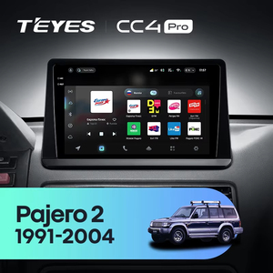 Teyes CC4 Pro สำหรับมิตซูบิชิปาเจโร่2 V30 <span class=keywords><strong>V40</strong></span> V20 1991 - 2004 CarPlay วิทยุสเตอริโอเล่นรถยนต์ Android 2DIN อัตโนมัติ - Product Image 2