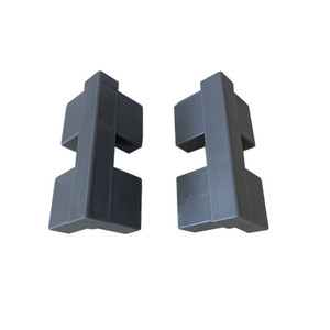 Support d'angle pour tiroir Huayi Parts 100 mm en plastique gris pour connecteurs de tiroirs de meubles et supports d'étagères - Product Image 1