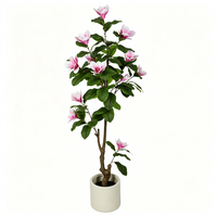 Arrangements floraux haut de gamme, arbre à fleurs de magnolia artificiel, fleurs artificielles, décoration pour mariage, événement, fête, Noël, réveillon de Noël
