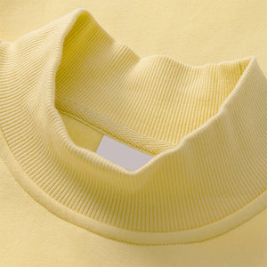 Sudadera Unisex Personalizada con Cuello Alto, Estilo Urbano, de Alta Calidad, Felpa, Lisa, Corte Holgado y Cuadrado - Product Image 4