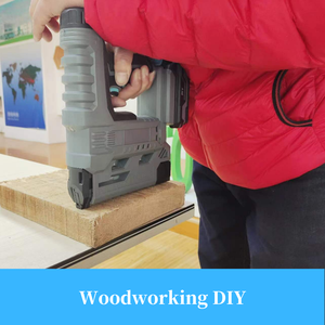 Professional Wireless Stapler Popular Rechargeable Furniture Battery Color Box DIY OEM 20V <b>Brad</b> Nail Gun Steel Nail Gun - Product Image 5