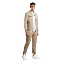 Ensemble de survêtement hybride, tissu confortable, survêtement de football, logo personnalisé, survêtement pour hommes