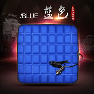 Coussin chauffant pour siège de voiture, noir, pièce unique, rempli de mousse, en coton, chaleur hivernale pour utilisation automobile - Product Image 2