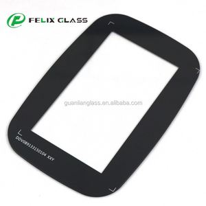 Pantalla Táctil de Vidrio Templado con Borde Pulido de 1.1 mm, Impresión Negra, para Controlador - Product Image 2