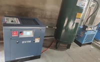 Compresseur d'air à vis rotatif silencieux 600L 7,5KW Industriel 10HP 20HP 30HP 8Bar Sécheur Réservoir Portable Compresseur à vis lubrifié