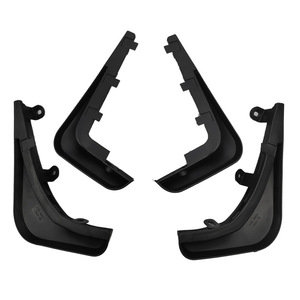 Garde-boue Volkswagen Beetle 2005-2019 en plastique noir, garde-boue avant et arrière, déflecteurs de voiture - Product Image 1
