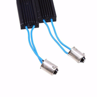 Adaptateur pour ampoules LED, résistance Canbus, correction des erreurs de clignotement, Bay9s 120 °   H21W se convertit en T10