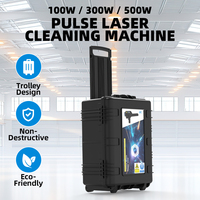 Máquina de Limpieza Láser de Pulso Portátil de 500W para Madera, Acero Inoxidable, Aluminio y Eliminación de Óxido de Metal y Decapado de Pintura, Nueva