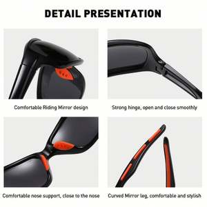 Gafas de Sol Deportivas Polarizadas para Hombre, Lentes Azules Espejo, Gafas de Conducción UV400 para Mujer - Product Image 4