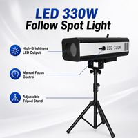 Projecteur LED 330W 23 °   Projecteur Beam 30M DMX512 à activation sonore IP20 CE avec lentille asphérique pour mariages, scènes, concerts et théâtres