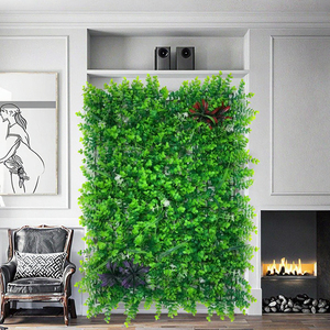 Durable resistente <span class=keywords><strong>a</strong></span> los rayos UV planta Vertical pared jardín decoración planta <span class=keywords><strong>Artificial</strong></span> boj <span class=keywords><strong>seto</strong></span> Fondo hierba <span class=keywords><strong>Artificial</strong></span> pared verde - Product Image 2