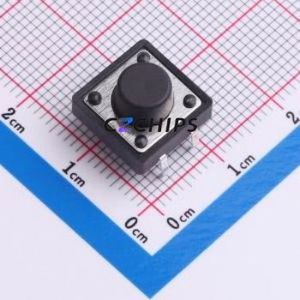 KH-12X12X7H-TJ Tactile Switch Through hole Component (THT),12x12mm Switch 12mm 12mm 7mm - Product Image 1