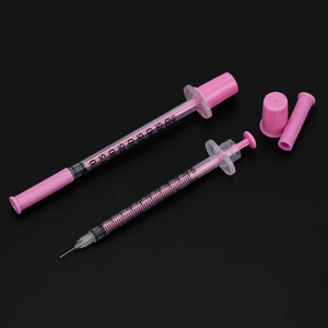 Jeringas de <span class=keywords><strong>Insulina</strong></span> Desechables y Estériles U-40 U-100 de <span class=keywords><strong>0.3</strong></span>, 0.5 y 1 ml con Aguja y Escala Clara, 100 Unidades por Caja, para la Mayoría de los Tipos de <span class=keywords><strong>Insulina</strong></span> - Product Image 5