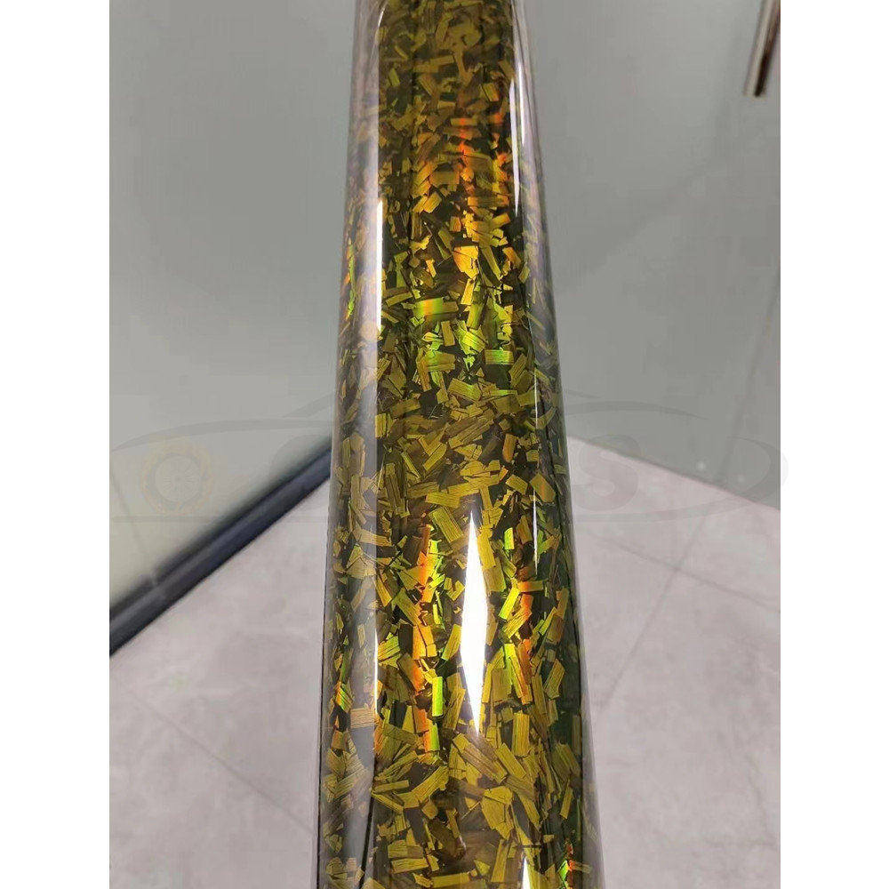 スペシャルオファ Wrap Car Free Bubble Air Vinyl Fiber Carbon Holographic Laser - 小物