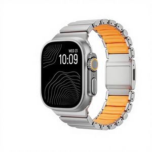 สายนาฬิกาข้อมือแบบสปอร์ตหัวเข็มขัดแม่เหล็กสแตนเลสสำหรับ Apple Watch Series 11-5 SE ขนาด 49 มม. - Product Image 3